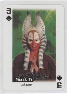 2007 Cartamundi Star Wars Playing Cards - Rebel Alliance #3S - Shaak Ti