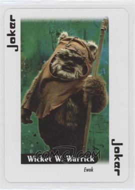 2007 Cartamundi Star Wars Playing Cards - Rebel Alliance #JOKE1 - Wicket W. Warrick
