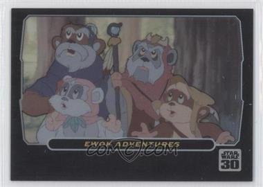 2007 Topps Star Wars 30th Anniversary - Animation Cel Cards #4 - Ewok Adventures