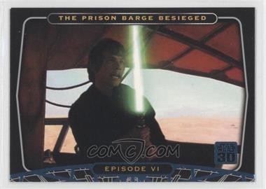 2007 Topps Star Wars 30th Anniversary - [Base] - Blue Foil #30 - Episode VI - The Prison Barge Besieged