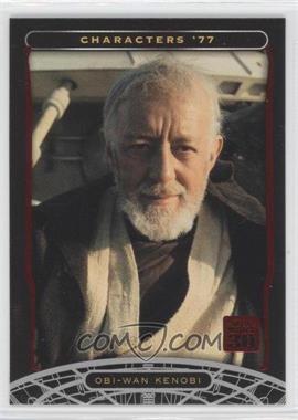 2007 Topps Star Wars 30th Anniversary - [Base] - Red Foil #7 - Characters '77 - Obi-Wan Kenobi