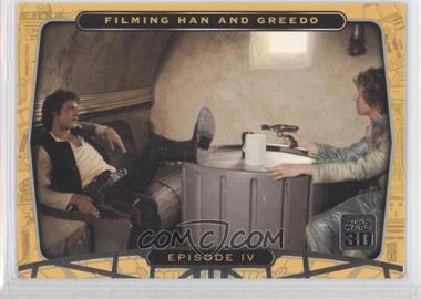 2007 Topps Star Wars 30th Anniversary - [Base] #73 - Episode IV - Filming Han and Greedo