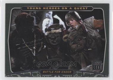 2007 Topps Star Wars 30th Anniversary - [Base] #98 - Battle for Endor - Young Heroes on a Quest