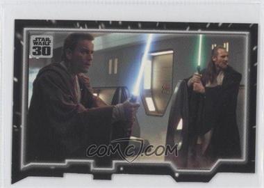 2007 Topps Star Wars 30th Anniversary - Tryptich Puzzle Pieces #6.1 - Master and Apprentice