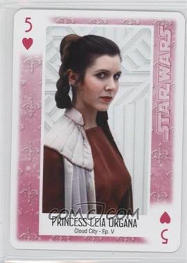 2008 Cartamundi The Ladies of Star Wars Playing Cards - [Base] #_5H - Princess Leia Organa (Cloud City - Ep. V)