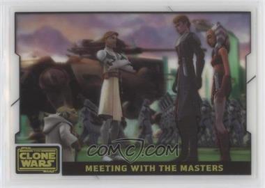 2008 Topps Star Wars: The Clone Wars - Animation Cel #10 - Meeting with the Masters