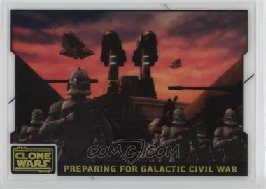 2008 Topps Star Wars: The Clone Wars - Animation Cel #9 - Preparing for Galactic Civil War