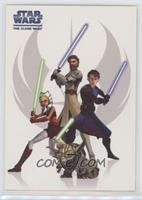 Obi-Wan Kenobi, Anakin Skywalker, Yoda, Ahsoka Tano