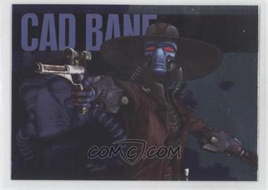 2010 Topps Star Wars: Clone Wars Rise of the Bounty Hunters - Foil Inserts #10 - Cad Bane