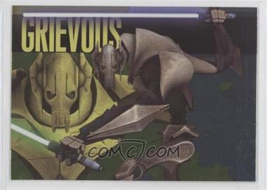 2010 Topps Star Wars: Clone Wars Rise of the Bounty Hunters - Foil Inserts #6 - General Grievous