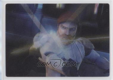 2010 Topps Star Wars: Clone Wars Rise of the Bounty Hunters - Motion Cards #3 - Obi-Wan Kenobi