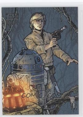 2010 Topps Star Wars Galaxy Series 5 - [Base] #45 - Dagobah Landing