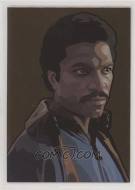 2010 Topps Star Wars Galaxy Series 5 - Foil Art - Bronze #7 - Lando Calrissian