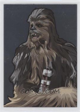 2010 Topps Star Wars Galaxy Series 5 - Foil Art #3 - Chewbacca