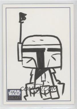 2010 Topps Star Wars Galaxy Series 5 - Sketch Cards #_JOMO.2 - Jon Morris (Boba Fett) /1