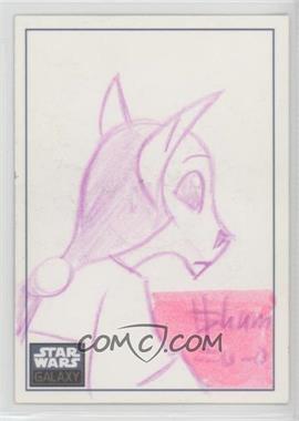 2010 Topps Star Wars Galaxy Series 5 - Sketch Cards #HSUC - Howard Shum (Unknown Character) /1