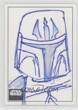 2010 Topps Star Wars Galaxy Series 5 - Sketch Cards #JWPV - John P. Wales (Pre Vizsla) /1