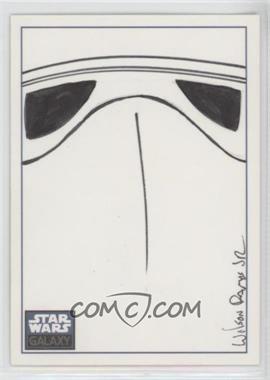 2010 Topps Star Wars Galaxy Series 5 - Sketch Cards #WRUC - Wilson Ramos Jr. (Unknown Character) /1