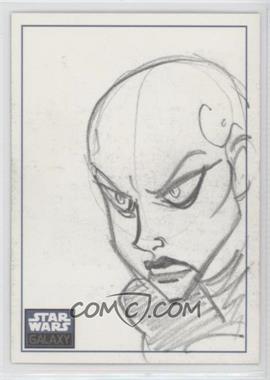 2010 Topps Star Wars Galaxy Series 5 - Sketch Cards #ZGAV - Zack Giallongo (Asajj Ventress) /1