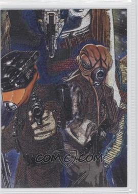 2011 Topps Star Wars Galaxy Series 6 - Etched Foil #5 - Boushh, Zuckuss