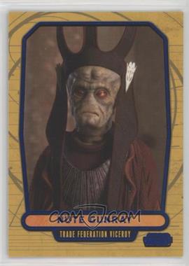 2012 Topps Star Wars Galactic Files - [Base] - Blue #10 - Nute Gunray /350