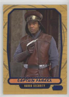 2012 Topps Star Wars Galactic Files - [Base] - Blue #19 - Captain Panaka /350