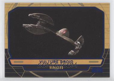 2012 Topps Star Wars Galactic Files - [Base] - Blue #247 - Vehicles - Vulture Droid /350