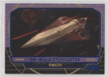 2012 Topps Star Wars Galactic Files - [Base] - Blue #252 - Vehicles - Obi-Wan's Starfighter (Delta-7) /350