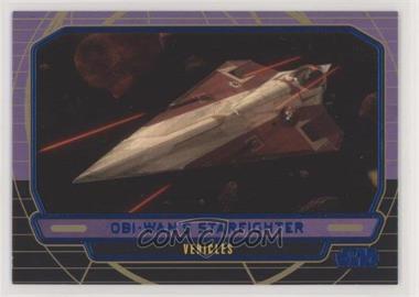 2012 Topps Star Wars Galactic Files - [Base] - Blue #252 - Vehicles - Obi-Wan's Starfighter (Delta-7) /350