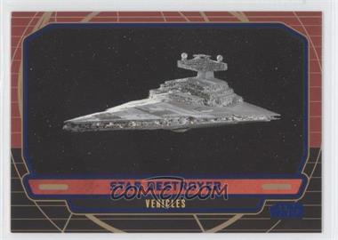 2012 Topps Star Wars Galactic Files - [Base] - Blue #268 - Vehicles - Star Destroyer /350