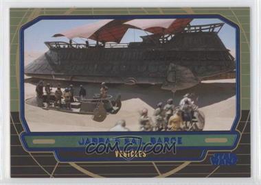 2012 Topps Star Wars Galactic Files - [Base] - Blue #286 - Vehicles - Jabba's Sail Barge /350