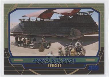 2012 Topps Star Wars Galactic Files - [Base] - Blue #286 - Vehicles - Jabba's Sail Barge /350