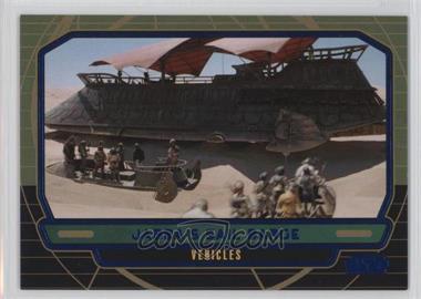 2012 Topps Star Wars Galactic Files - [Base] - Blue #286 - Vehicles - Jabba's Sail Barge /350