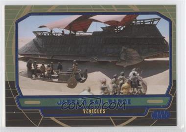 2012 Topps Star Wars Galactic Files - [Base] - Blue #286 - Vehicles - Jabba's Sail Barge /350