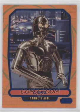 2012 Topps Star Wars Galactic Files - [Base] - Blue #72 - C-3PO /350