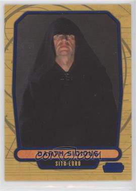 2012 Topps Star Wars Galactic Files - [Base] - Blue #8 - Darth Sidious /350