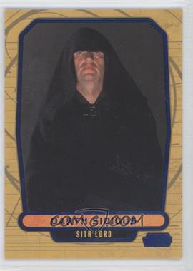 2012 Topps Star Wars Galactic Files - [Base] - Blue #8 - Darth Sidious /350