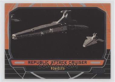 2012 Topps Star Wars Galactic Files - [Base] #266 - Vehicles - Republic Attack Cruiser