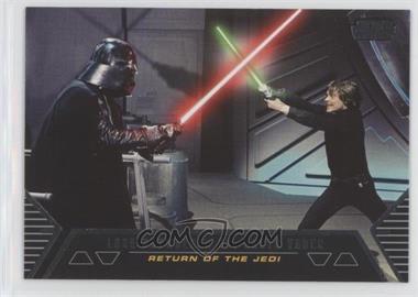 2012 Topps Star Wars Galactic Files - Duels of Fate #DF-10 - Luke Skywalker vs. Darth Vader