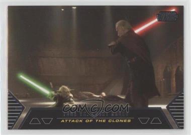 2012 Topps Star Wars Galactic Files - Duels of Fate #DF-3 - Yoda vs. Count Dooku