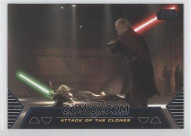 2012 Topps Star Wars Galactic Files - Duels of Fate #DF-3 - Yoda vs. Count Dooku