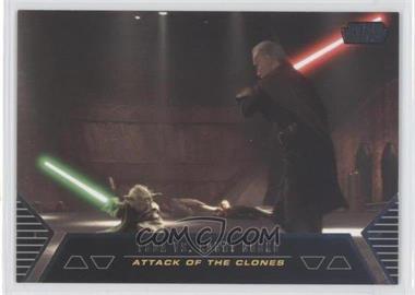 2012 Topps Star Wars Galactic Files - Duels of Fate #DF-3 - Yoda vs. Count Dooku