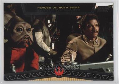 2012 Topps Star Wars Galactic Files - Heroes on Both Sides #HB-10 - Battle of Endor