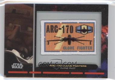2012 Topps Star Wars Galactic Files - Manufactured Patch Relics #PR-16 - ARC-170 Clone Fighters