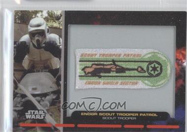 2012 Topps Star Wars Galactic Files - Manufactured Patch Relics #PR-30 - Endor Scout Trooper Patrol