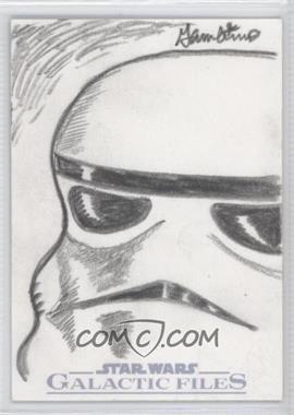 2012 Topps Star Wars Galactic Files - Sketch #_SAGA - Sam Gambino (Stormtrooper) /1