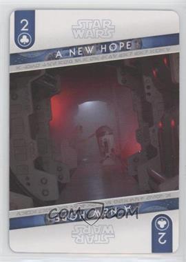 2013 Aquarius Star Wars: A New Hope Playing Cards - [Base] #2C - Princess Leia Organa, R2-D2