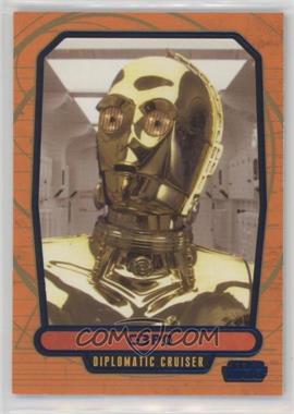 2013 Topps Star Wars Galactic Files Series 2 - [Base] - Blue #438 - C-3PO /350