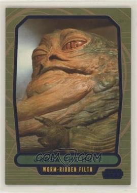 2013 Topps Star Wars Galactic Files Series 2 - [Base] - Blue #519 - Jabba The Hutt /350