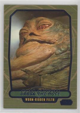 2013 Topps Star Wars Galactic Files Series 2 - [Base] - Blue #519 - Jabba The Hutt /350